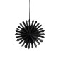 Snöflinga Häng Svart 15 cm 2-pack