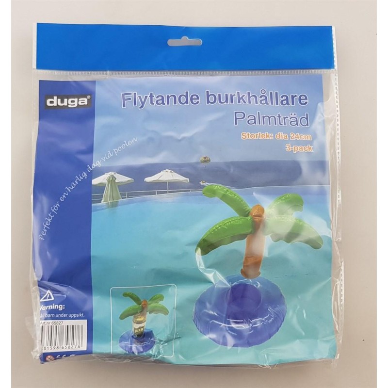 Palmträd Burkhållare Pool 3-pack