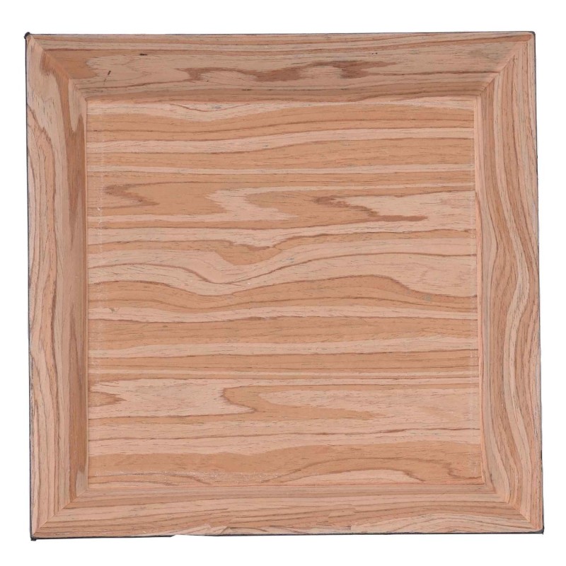 Bricka Natur Fyrkantig Plast 29 cm Bricka Natur Fyrkantig Plast 29 cm