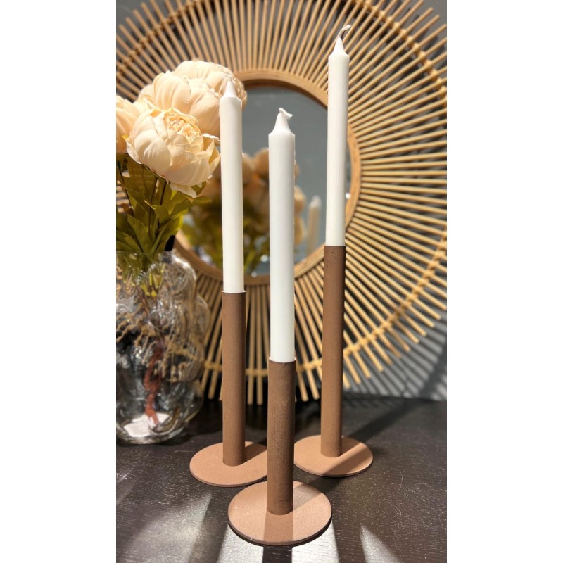 Ljusstake Smide Rost 20 cm Ljusstake Smide Rost 20 cm