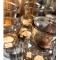 Vas Beige Glas 18 cm