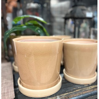Kruka Beige 14 cm