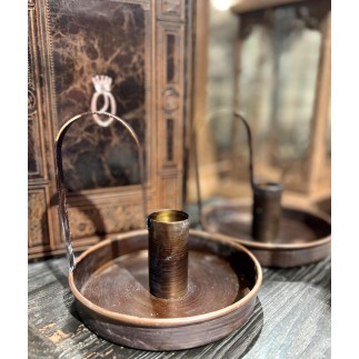 Ljusstake Metall Antikbrons 13 cm