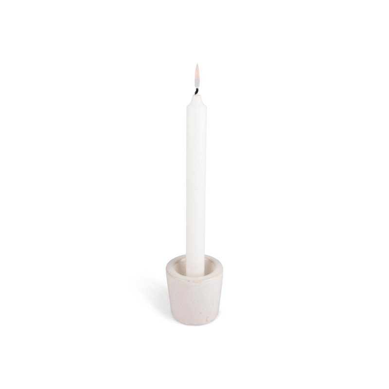 Ljusstake Vit Keramik Ljusstake Vit Keramik