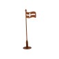 Bordsflagga Flagga Rost Metall 40 cm