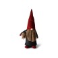 Tomte Röd/Grå Textil 35 cm