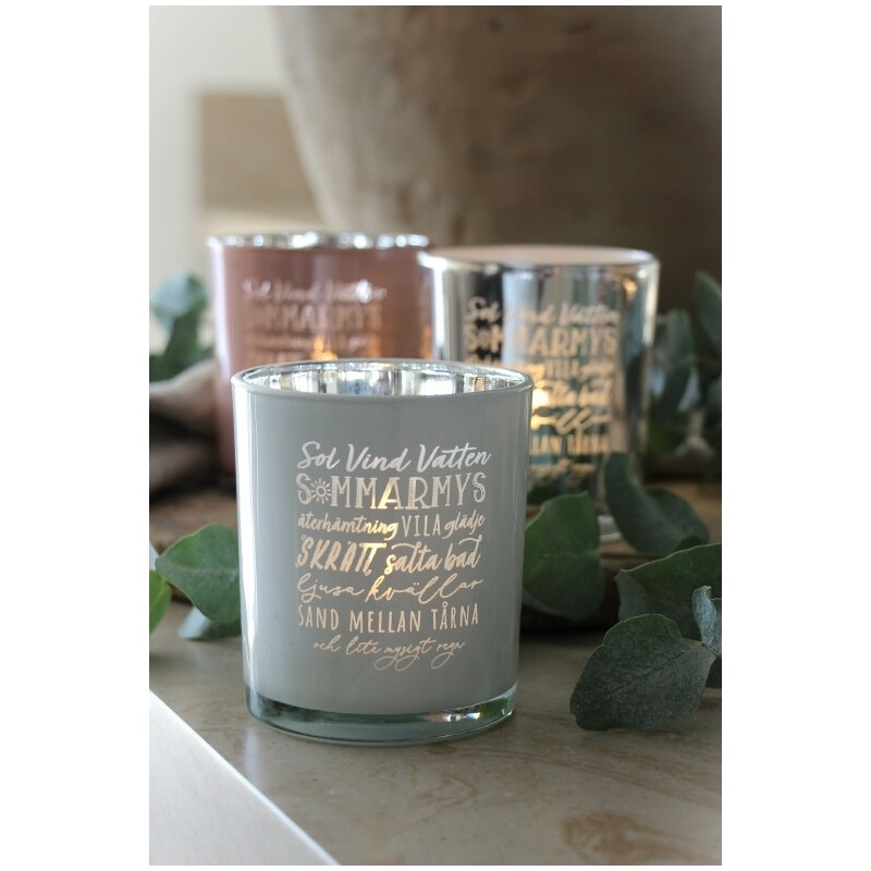 Majas Cottage Lykta Sommarmys Silver 9x10 cm Majas Cottage Lykta Sommarmys Silver 9x10 cm