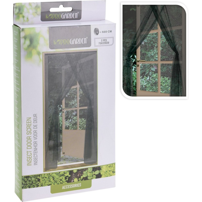 Insektsnät Dörr Svart 2-pack 75x220 cm Insektsnät Dörr Svart 2-pack 75x220 cm