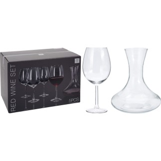 Vinglas Karaff Set 5 delar