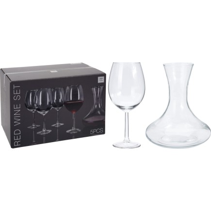 Vinglas Karaff Set 5 delar