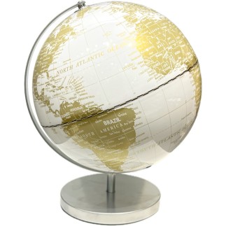Jordglob med belysning 31 cm Vit Jordglob med belysning 31 cm Vit
