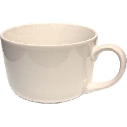 Mugg Te Soppa Jumbo Vit Keramik 4-pack