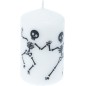 Ljus Halloween Vitt Orange Svart 10 cm Ljus Halloween Vitt Orange Svart 10 cm